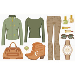 潮流女士套装搭配