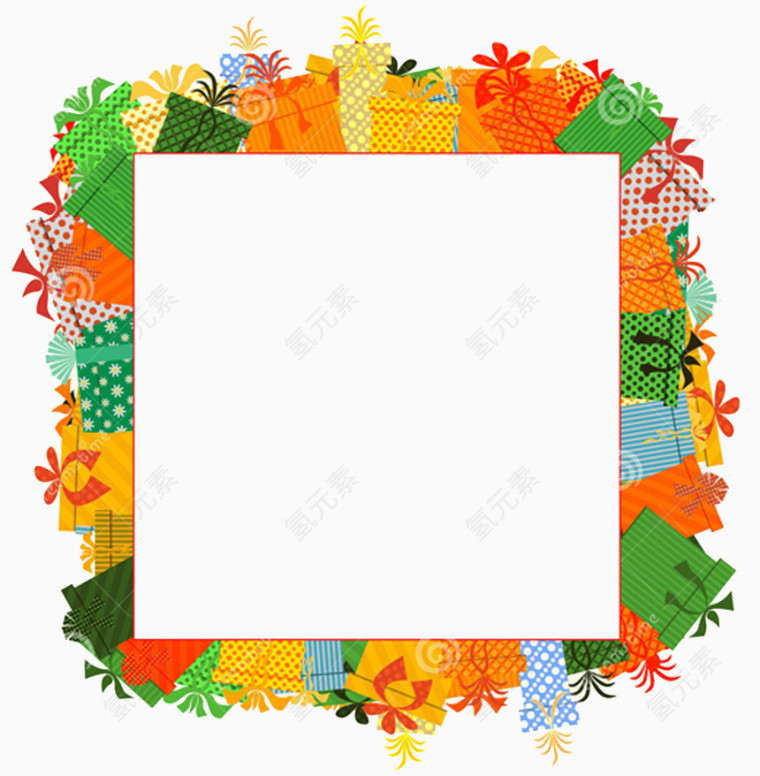 礼品盒框架礼品框设计样式