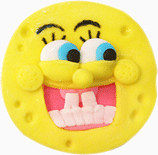 黄色巧克力蛋糕大笑