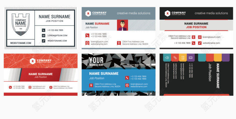 名片商务名片  几何图形名片  名片  卡片  精美名片  名片模版  个性名片