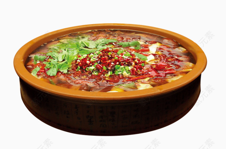 碗里的水煮肉片