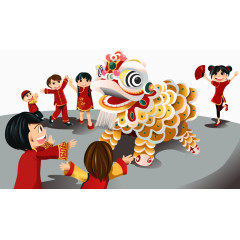 卡通节日元素