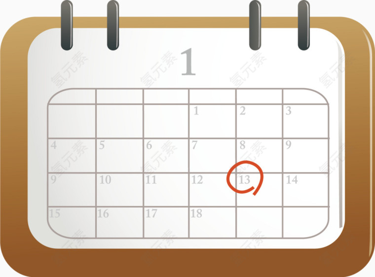 日历png矢量素材