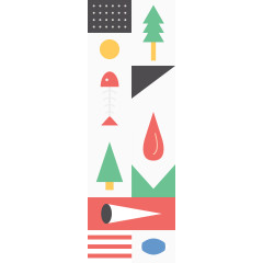 创意设计扁平组合