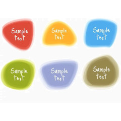 质感小清新气泡英文字