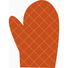 隔热手套矢量图