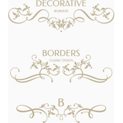 矢量金色曲线分割线纹理