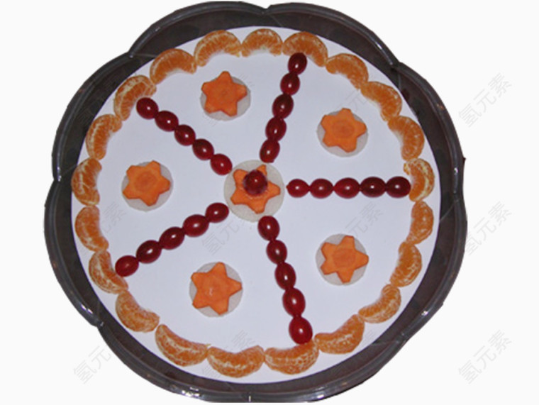 水果拼盘创意拼花