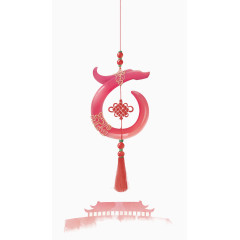 红色创意中国结