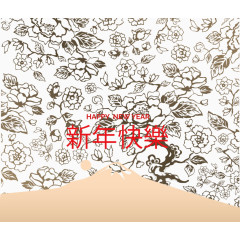 新年贺卡矢量素材