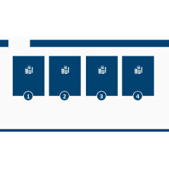 工作报告蓝色ppt模板