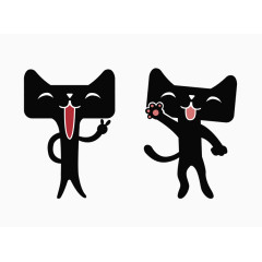 卡通天猫标志形象