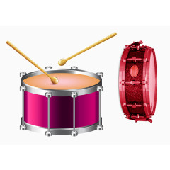 金属框架的西洋圆鼓