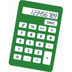 绿色计算机矢量图