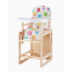 萌宝全实木餐椅