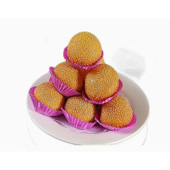 香芋地瓜丸素材图片