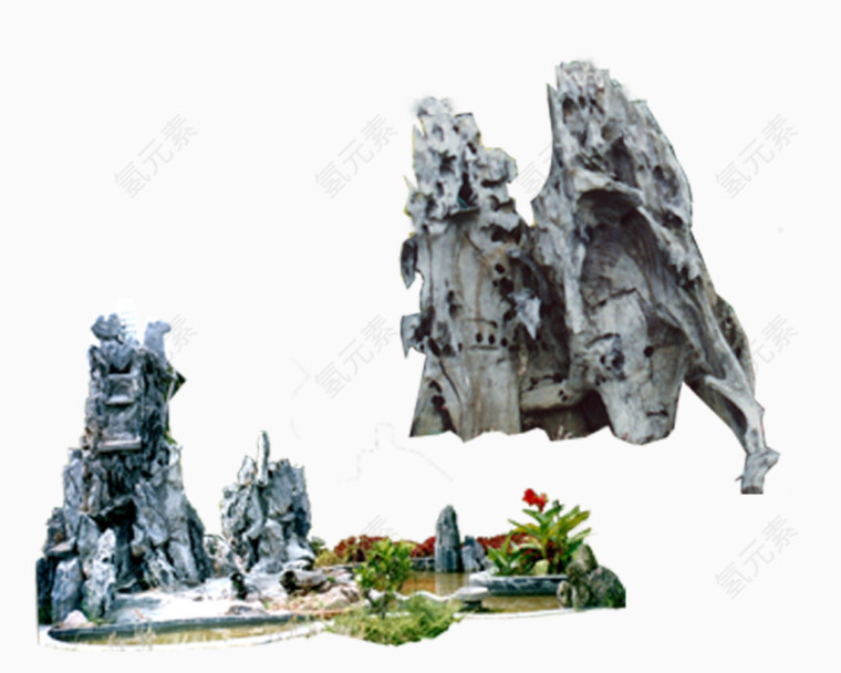 假山石头花园设计