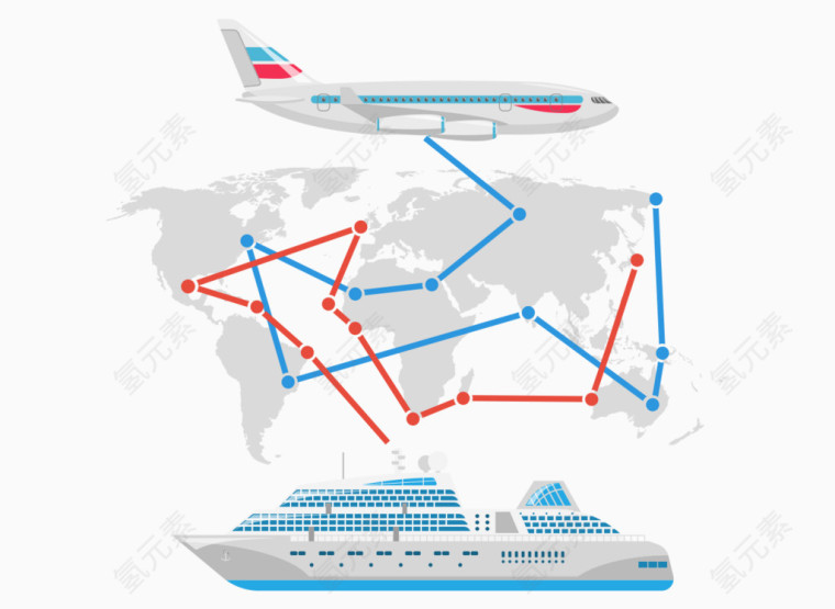 航空飞机矢量