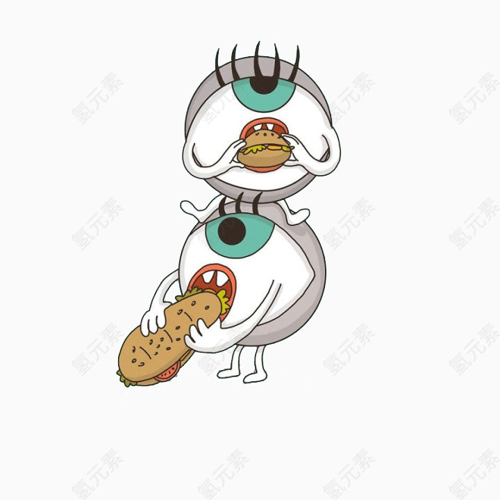 有趣的卡通形象插画设计艺术