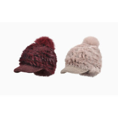 卡蒙中老年兔毛帽子