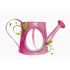 花枝紫色浇水壶啊