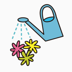 卡通可爱洒水壶