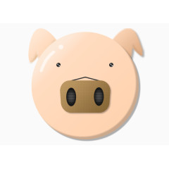粉色猪猪头像