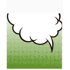 漫画风语言气泡矢量素材