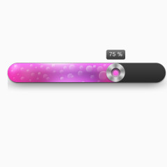 粉色幻彩进度条