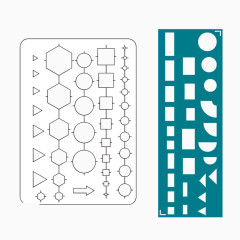 各种形状的尺子素材