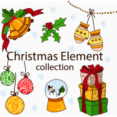 手绘圣诞元素