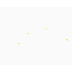 黄色发光效果元素