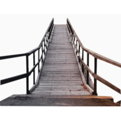 原木独木桥实物