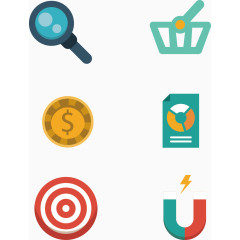 矢量手绘扁平图标