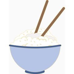 大米饭png矢量素材