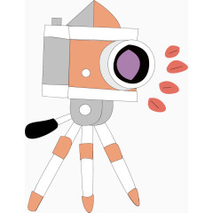 照相机png矢量素材