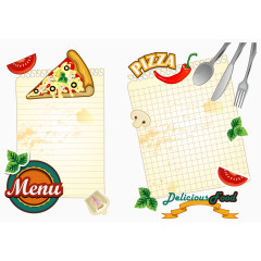 食物日记素材矢量