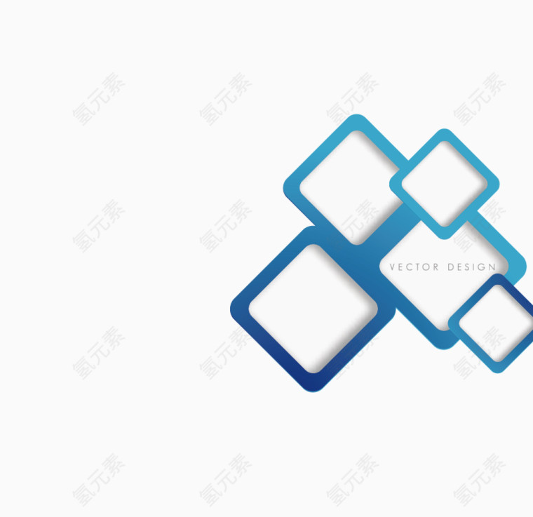 矢量手绘科技装饰