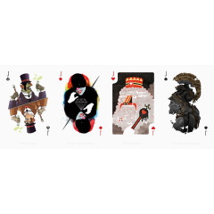 简约扑克牌插图设计