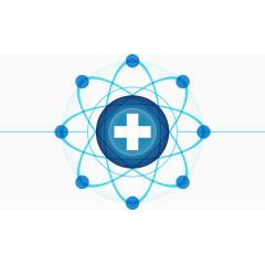 医学背景矢量分子