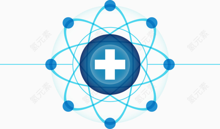 医学背景矢量分子