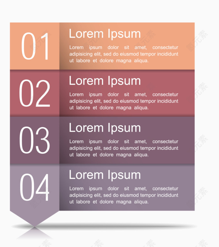 PPT信息图表设计矢量素材