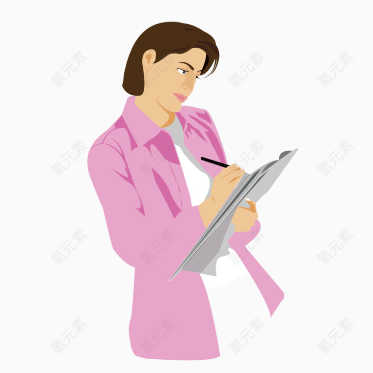 正在记录的记录员