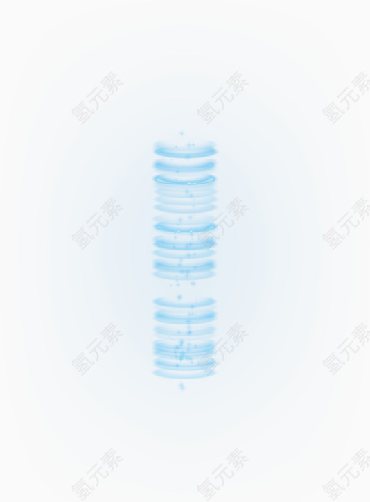 蓝色粒子光效素材