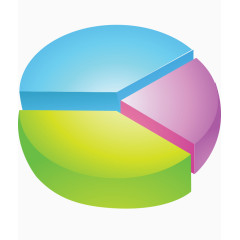 矢量数据分析百分比分类图块