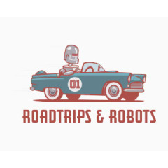 开跑车的机器人