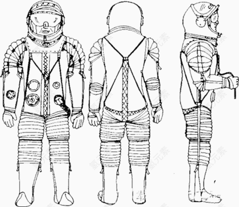 宇航服太空