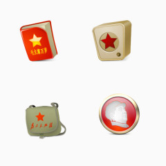 为人民服务等图标
