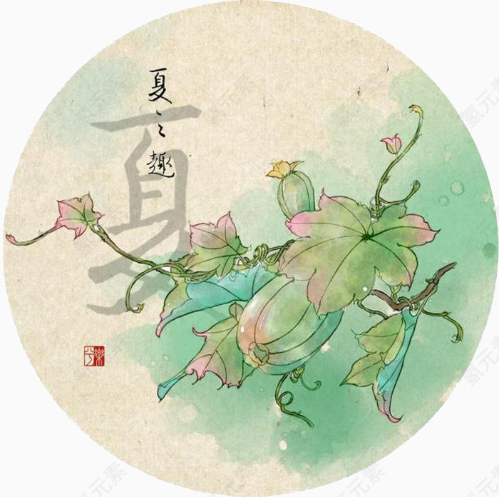 节气图案素材