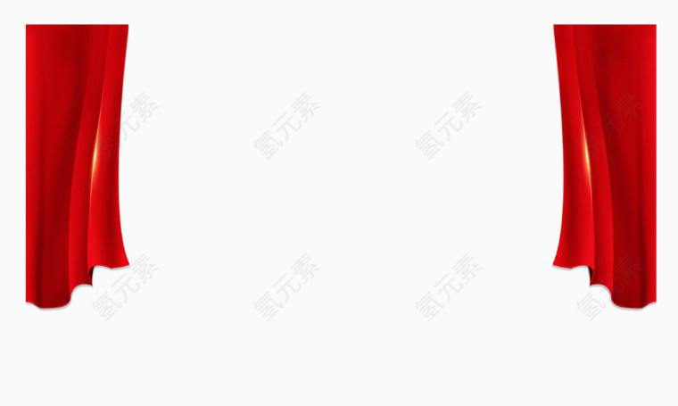 晚会红色幕布